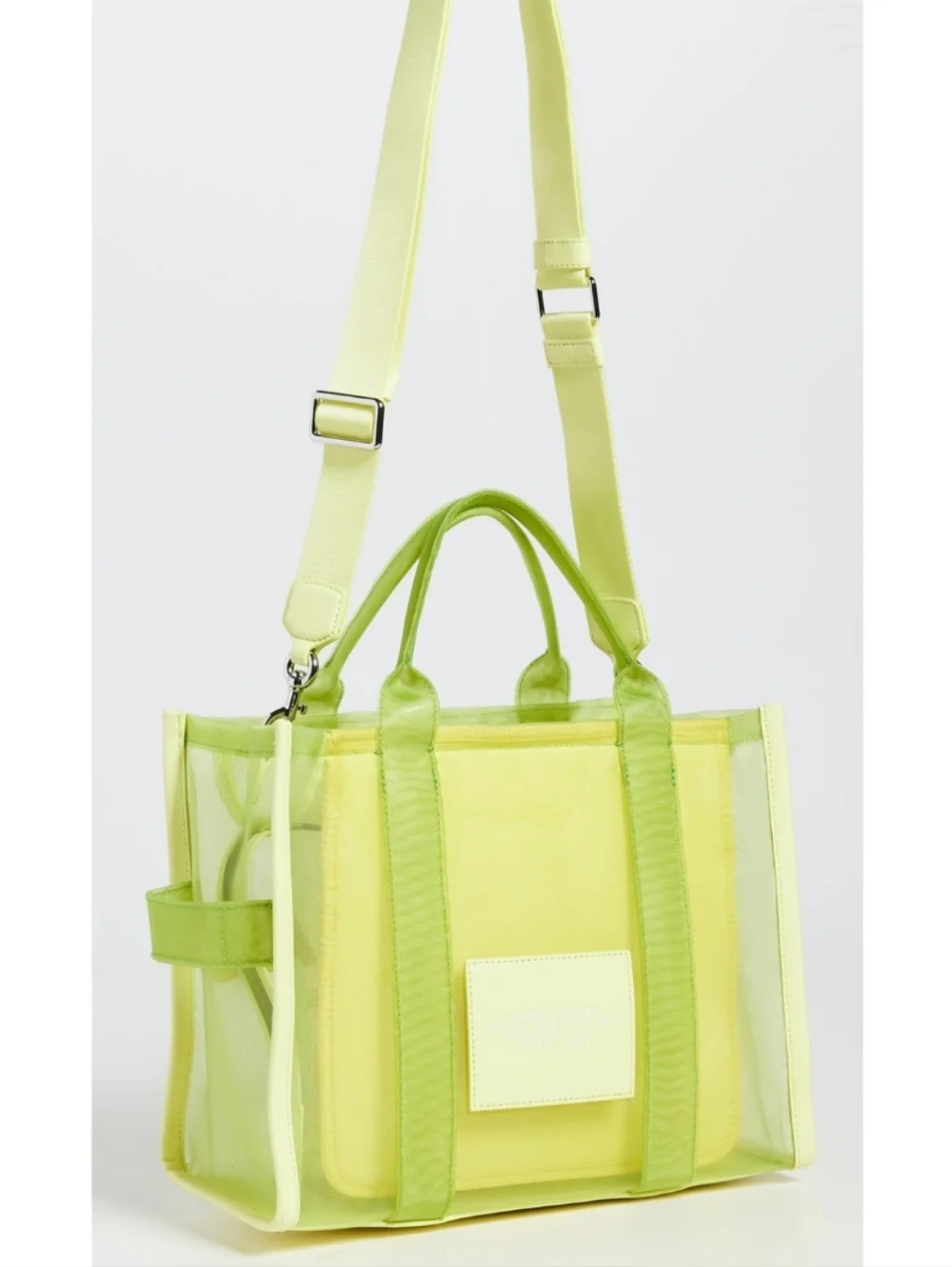 Marc Jacobs Lime Mesh Medium Tote - Picture 9 of 12